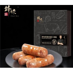 鋒味派原味黑豬肉烤腸 ( 400g )