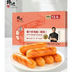 鋒味派爆汁蝦肉腸 (辣味)　（ 240g )